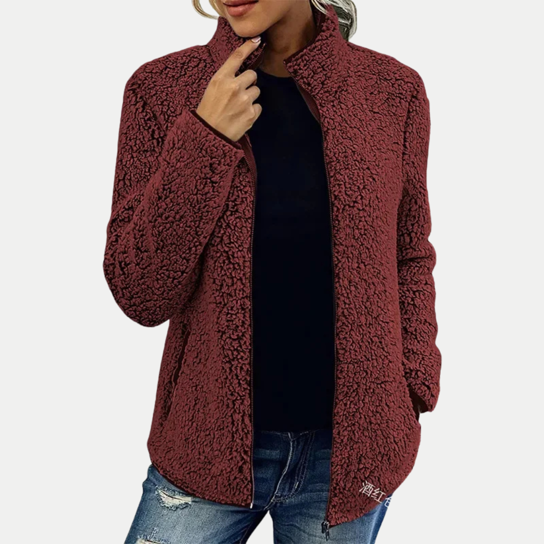 Peggy | Elegant Casual Fleece Jacket