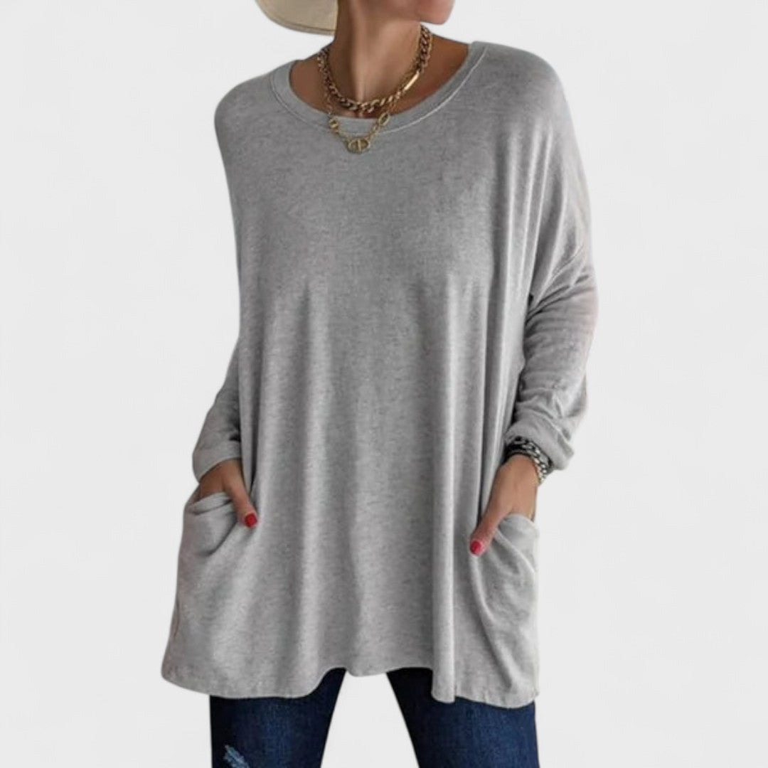 Pamela - Relaxed Long Sleeve Top