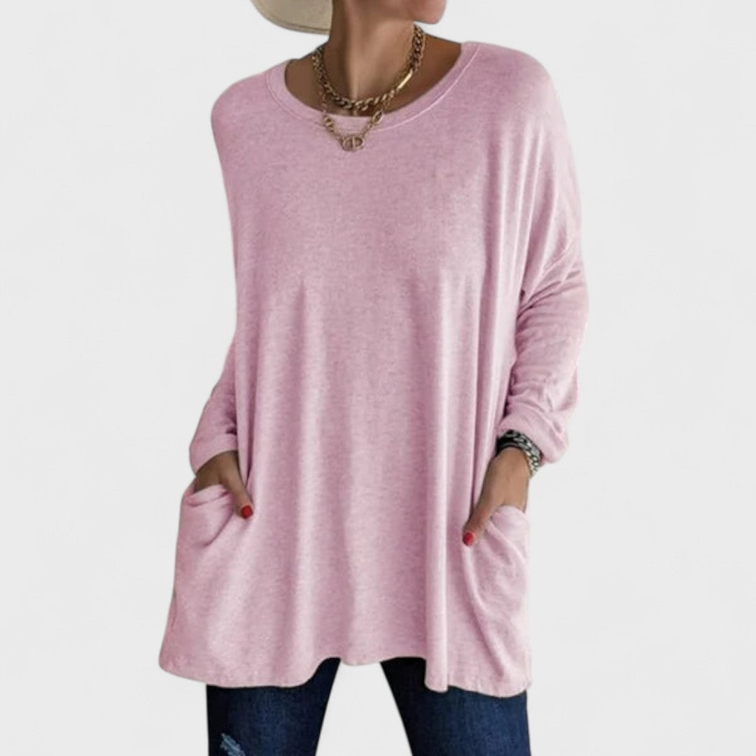 Pamela - Relaxed Long Sleeve Top