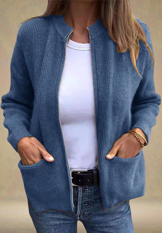 Brenda | Autumn Cardigan with Zipper