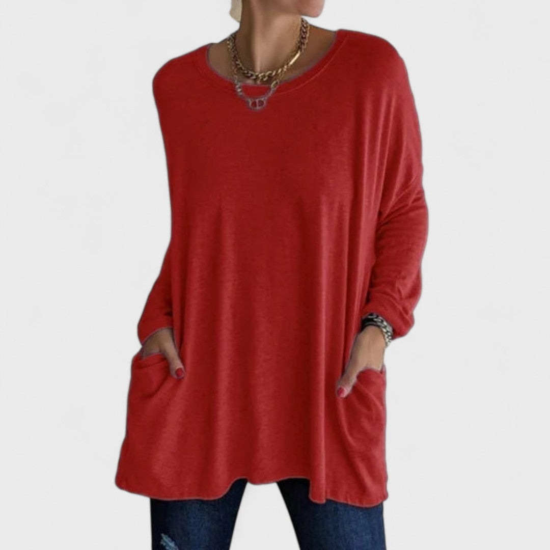 Pamela - Relaxed Long Sleeve Top