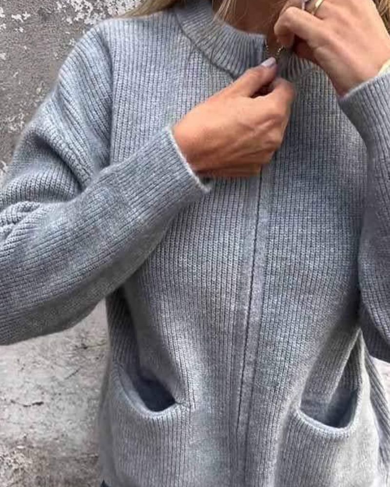Brenda | Autumn Cardigan with Zipper