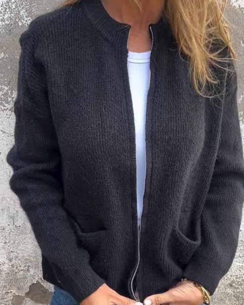 Brenda | Autumn Cardigan with Zipper