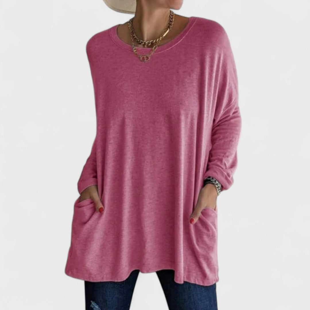 Pamela - Relaxed Long Sleeve Top