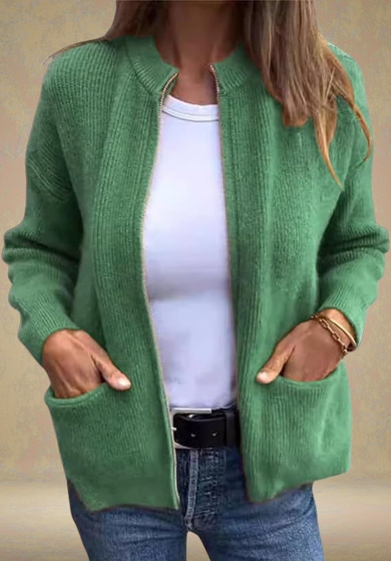 Brenda | Autumn Cardigan with Zipper
