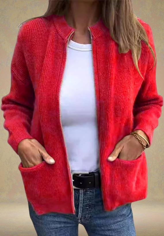 Brenda | Autumn Cardigan with Zipper