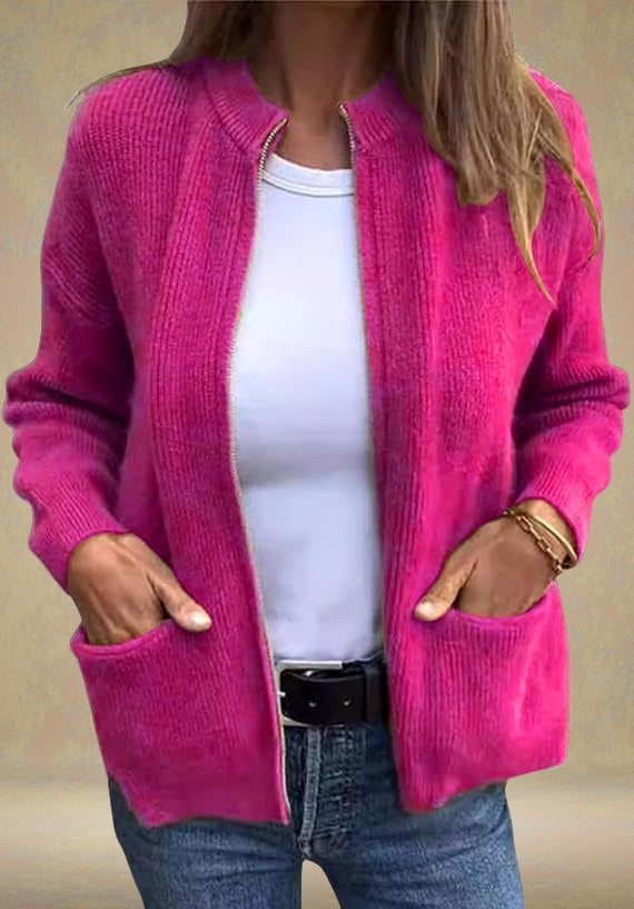 Brenda | Autumn Cardigan with Zipper