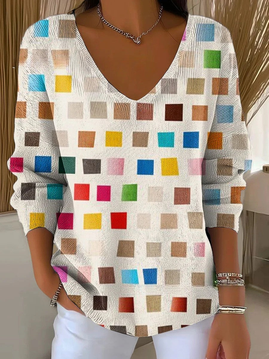 AMELIE | Sweater with a V-neck