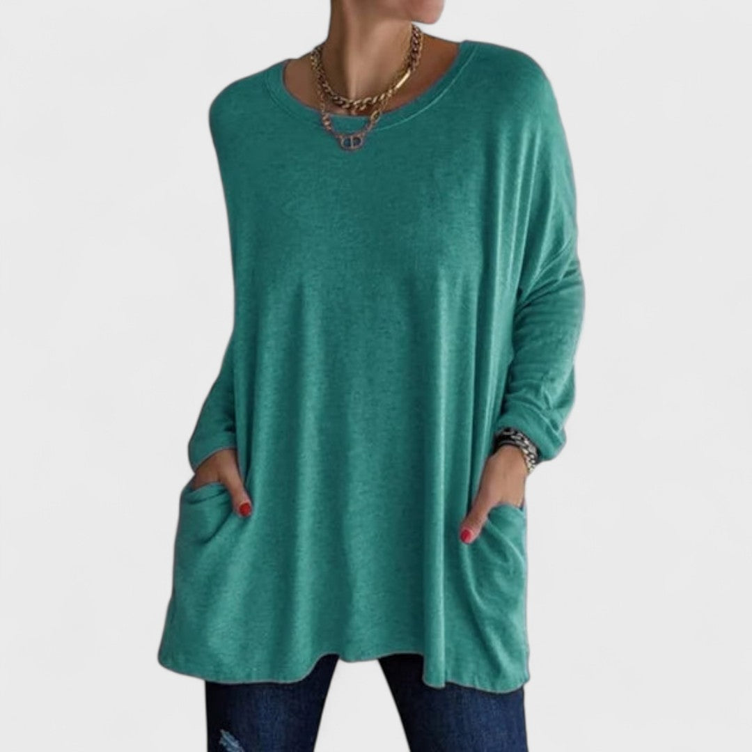 Pamela - Relaxed Long Sleeve Top