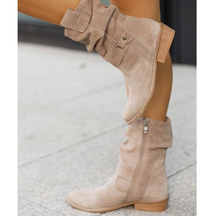 Larysa Suede Ankle Boots